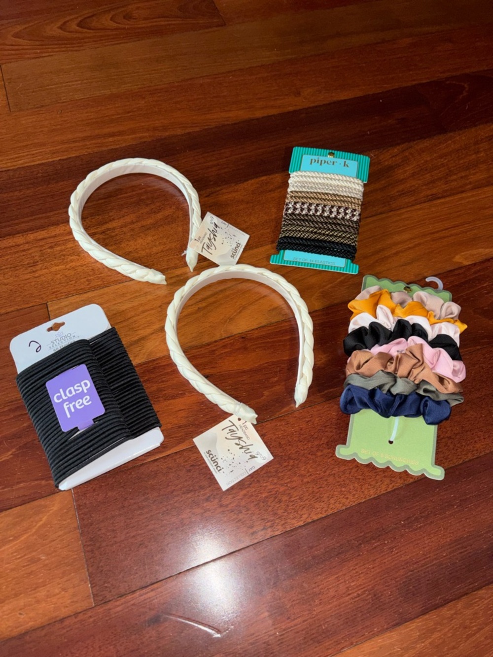 White Braided Kids Headband - Scunci